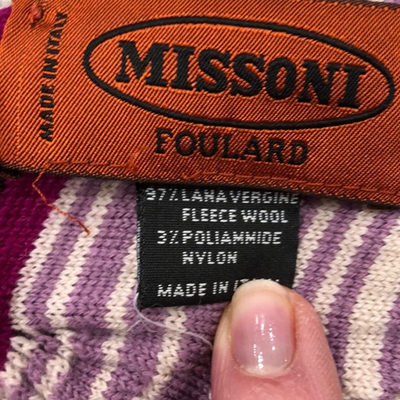 Missoni Pattern Scarf - Picture 2 of 5